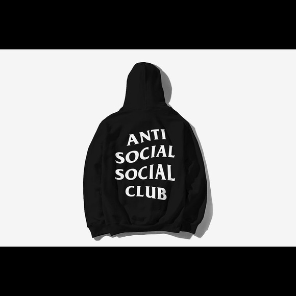 ★ ANTI SOCIAL SOCIAL CLUB★ Mind Game Glitter Hoodie Black Mind Game Glitter Hoodie - Black | Anti Social Social Club